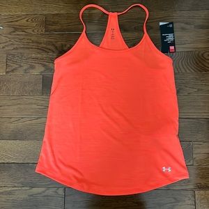 Under Armour Orange Tank Top - Size S - Brand New with Tags